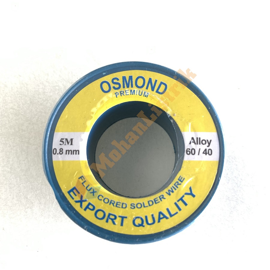 TIMAH SOLDER OSMOND DIAMETER 0.8MM 60/40 5M PER ROLL