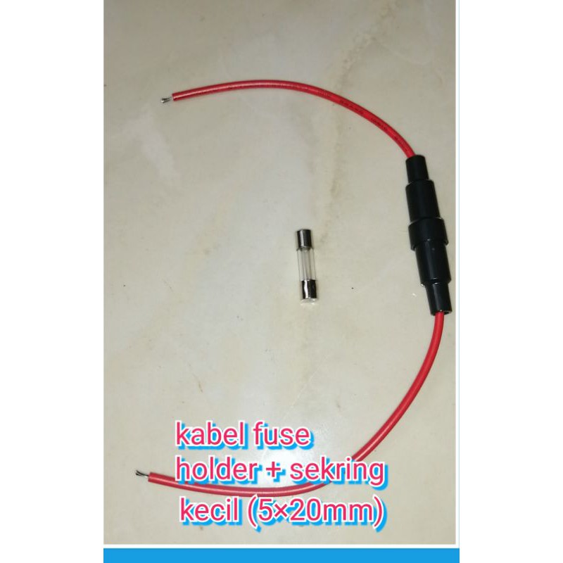 fuse holder kabel + sekring