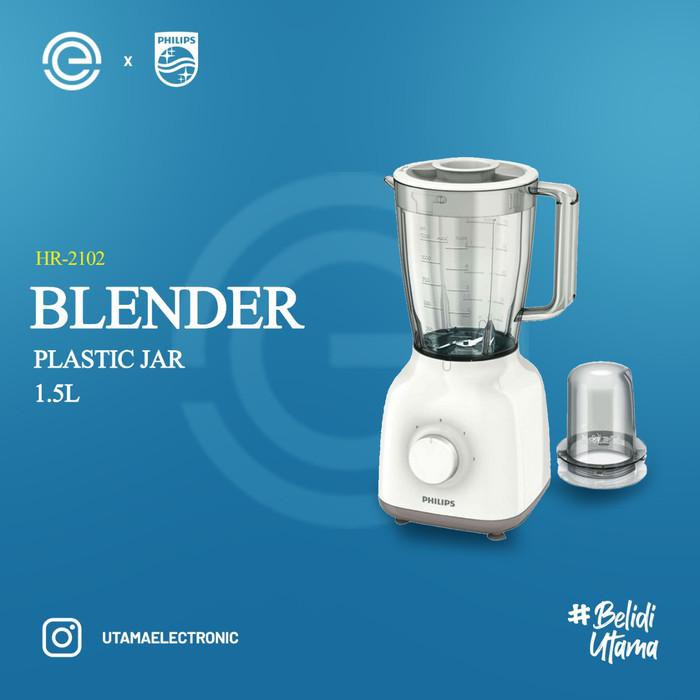Jual Edk Philips Blender Plastik 1.5 Liter Hr2102 Shopee Indonesia