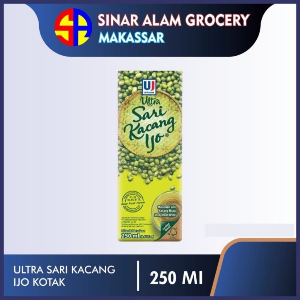 

ULTRA SARI KACANG IJO KOTAK 250 ML