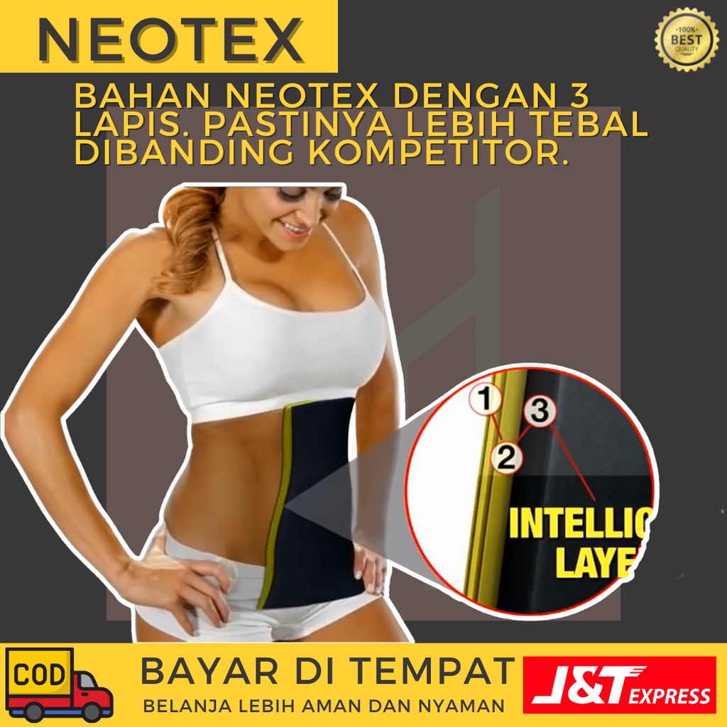 HOT SHAPERS KORSET NEOTEX KORSET PERUT PEMBAKAR LEMAK