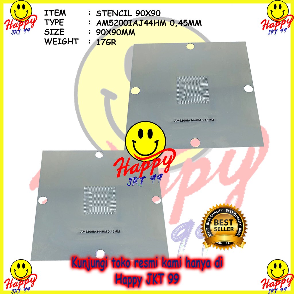 [ HAPPY JKT 99 ] STENCIL 90X90 215-0735003 215-0735033 215-0735003 215-0735075