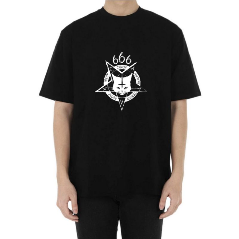 Kaos Tshirt satanic catharsis "catan"