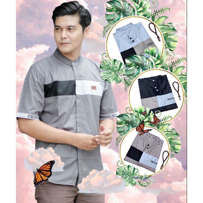 BAJU KOKO PRIA DEWASA LENGAN PENDEK ORIGINAL BRANDED