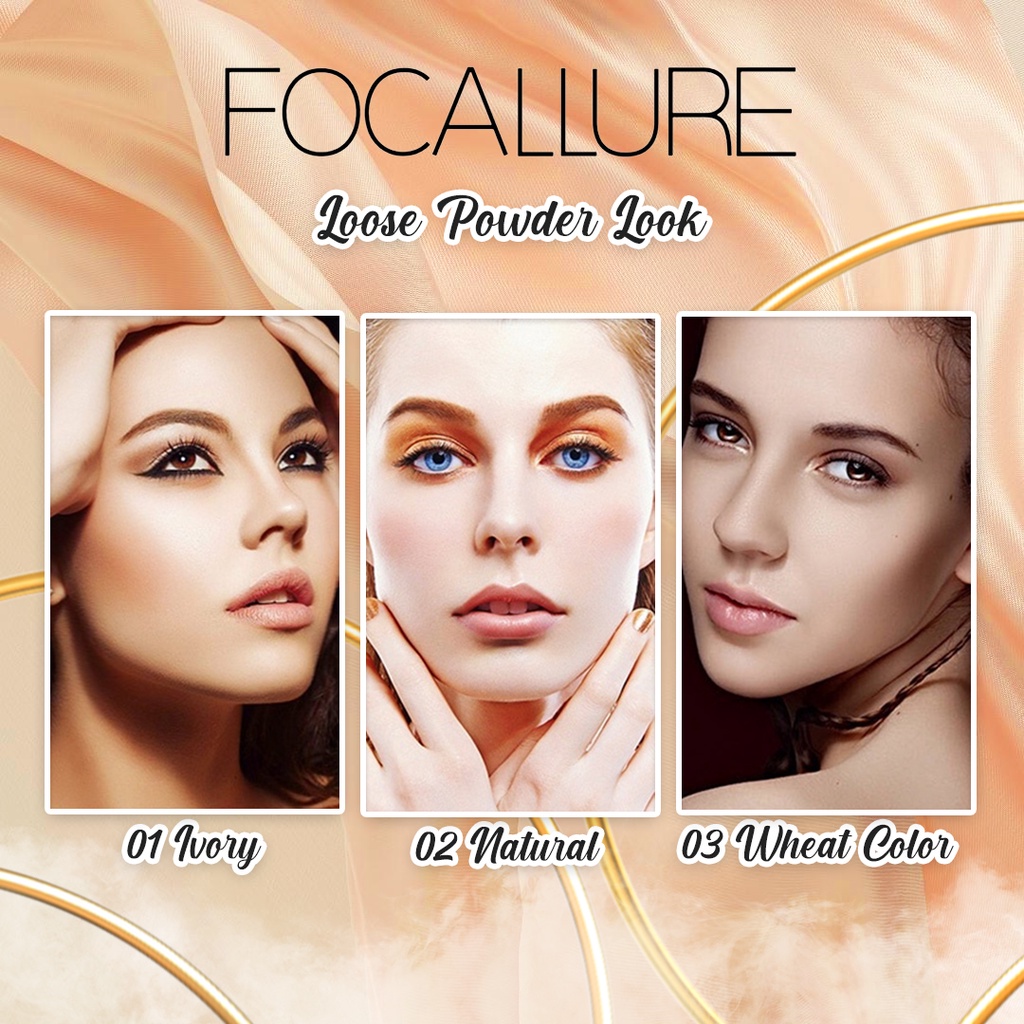 FOCALLURE MAKEUP SERIES ( EYEBROW CREAM / EYEBROW POWDER / EYESHADOW 9 COLORS / LOOSE POWDER )