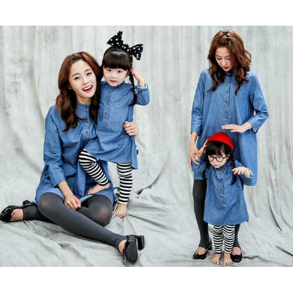 PROMOHEMAT [Mk holland FT] baju couple denim biru muda