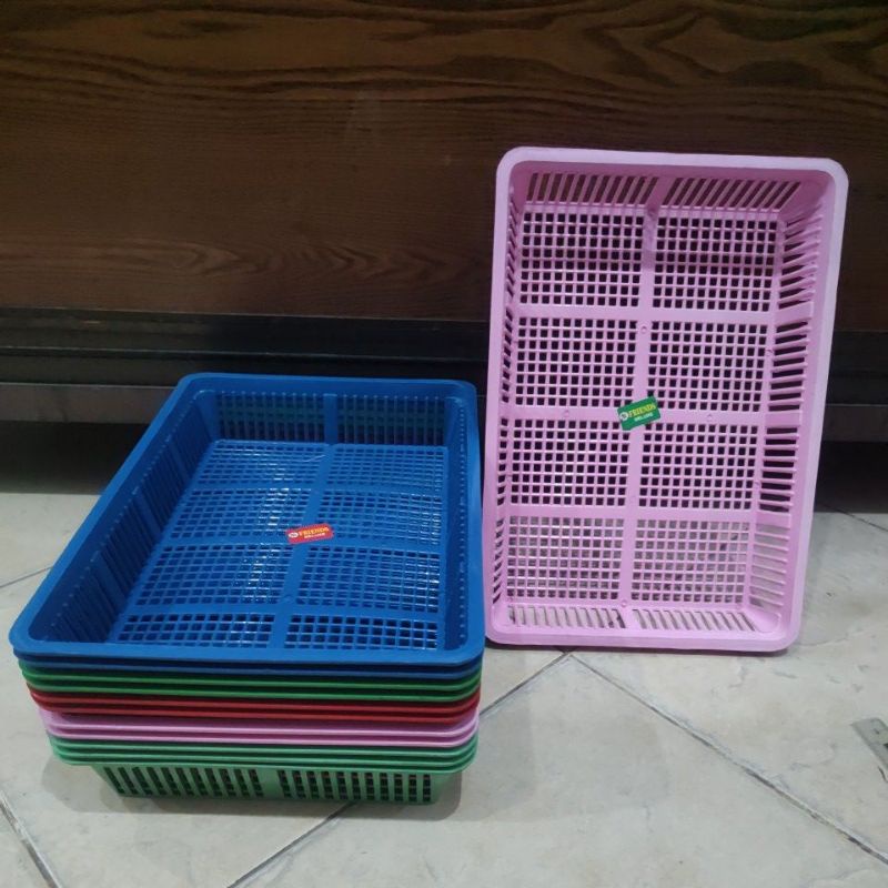 Keranjang plastik Serbaguna besar storage box untuk tempat Dokumen, buku, bawang cabe