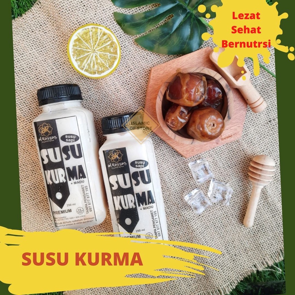 

SUSU KURMA PREMIUM AL KAYSAN 250 ML / SUSU KURMA MURNI HALAL DAN NIKMAT