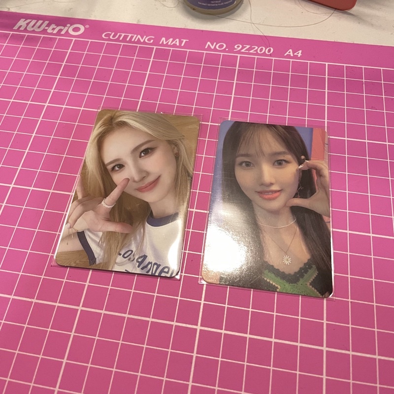 weeekly jaehee soojin photocard