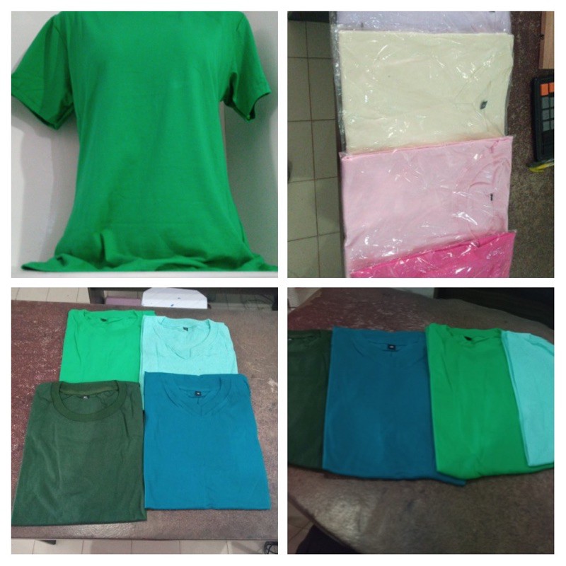 Kaos Polos Lengan Pendek Katun Combed 20S 24S 30S O-Neck / Round Neck / O Neck