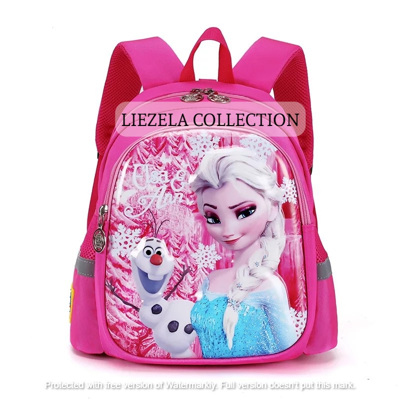 Tas Anak Perempuan Karakter FROZEN DISNEY 2NEW 2in1 Tas Anak Perempuan Sekolah SD TK PAUD Kekinian K