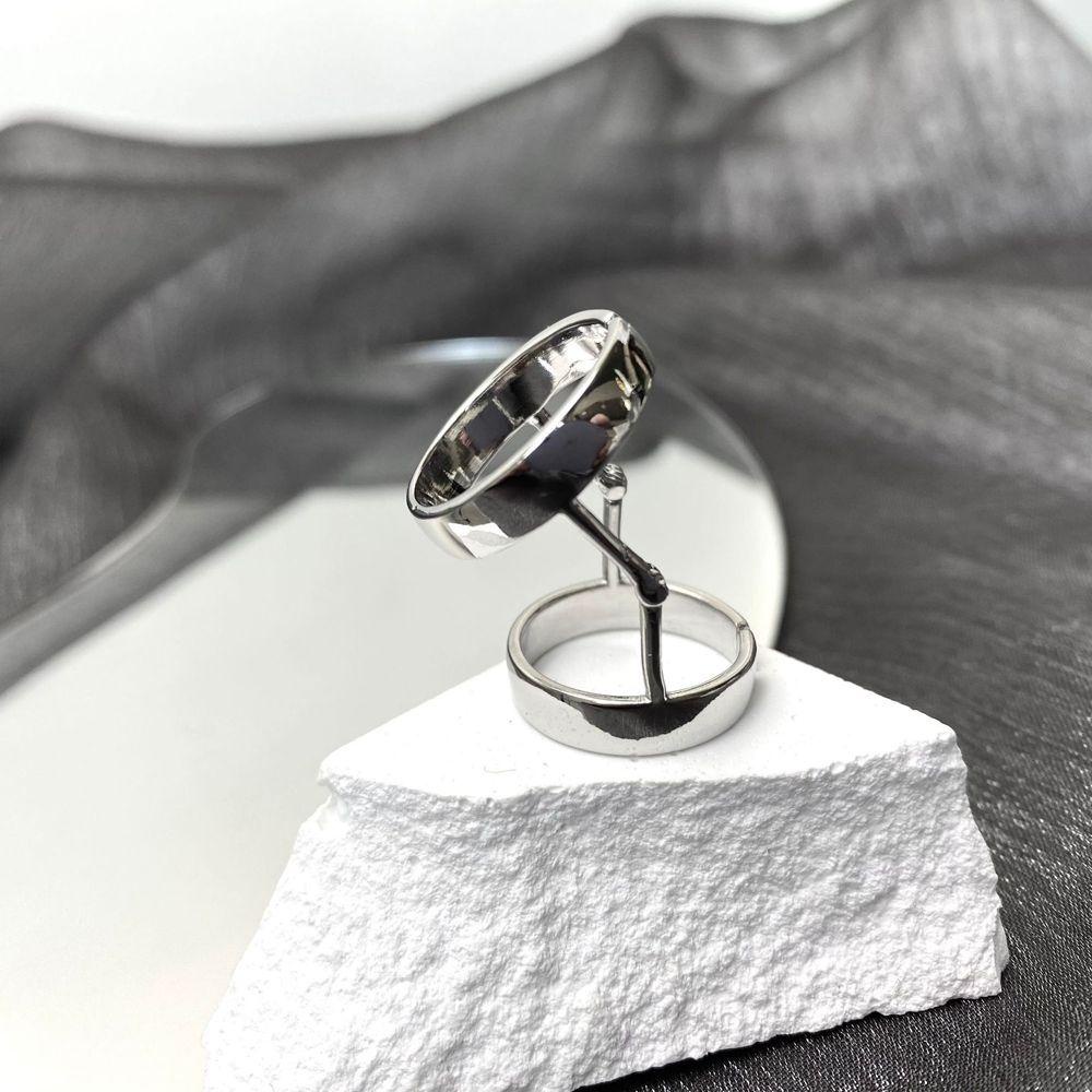 Mxbeauty Cincin Model Terbuka Desain Geometri Asimetris Warna Silver Handmade Untuk Wanita