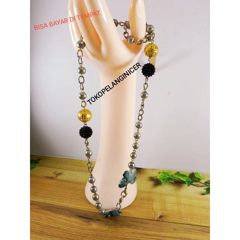 STRAP MASKER MUTIARA MIX/ KALUNG MASKER TALI GANTUNGAN MASKER/STRAP MASK CHAIN