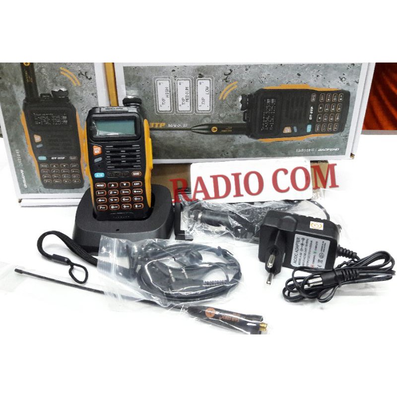 HT WATERPROOF BAOFENG GT 3TP DUALBAND HT ANTI AIR BAOFENG GT-3TP MURAH VHF UHF