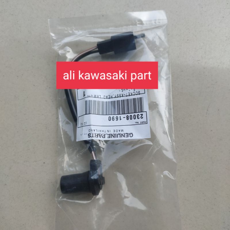 soket bolham senja lampu depan ninja r rr ss original