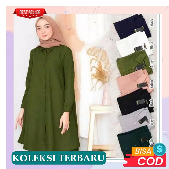 Ls - Terbaru Kimmy Tunik Remaja Jumbo Untuk Lebaran Tunik Wanita Terbaru 2021 Kekinian Tunik Motif B