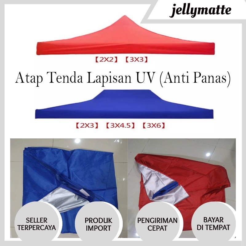 TERPAL ATAP TENDA 2X2 2X3 3X3 3X45 3X6 ANTI UV PANAS AIR JAKARTA