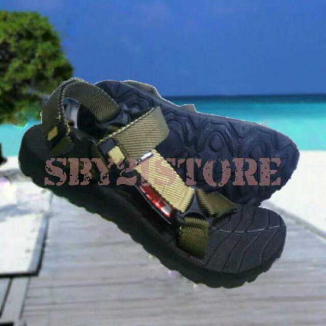 Sandal gunung murah outdoor x gear hijau uk 39-43
