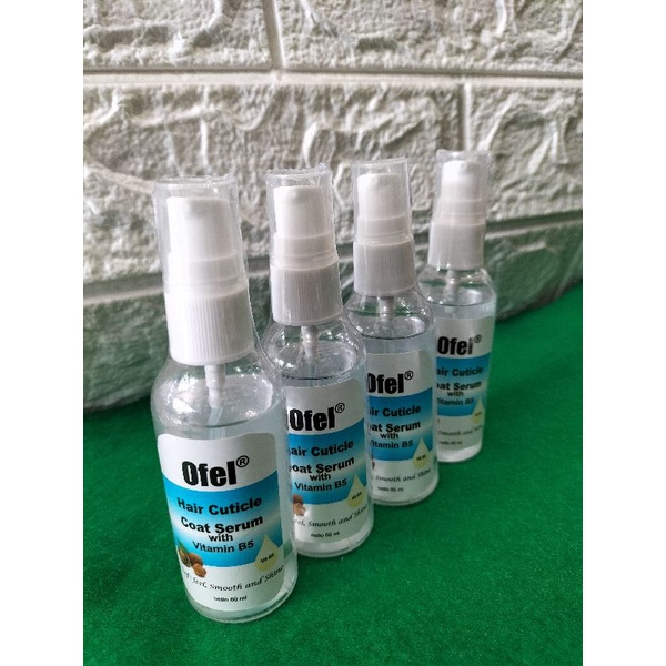 ofel hair cuticle serum dengan minyak kemiri/vitamin rambut setelah pelurusan/untuk rambut kering ru