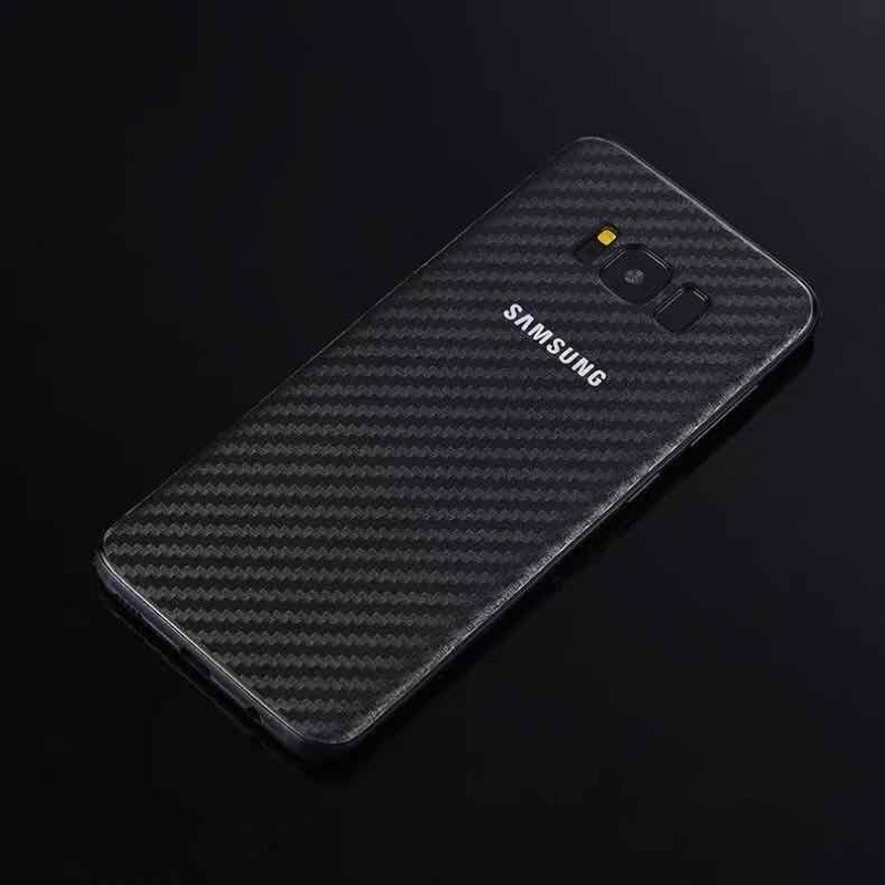 SAMSUNG M01/ M10/M20/M30/M30S/M32/M62/NOTE10/NOTE 10+/ J3 PRO/J7 PRO/J7 PRIME GARSKIN STICKER CARBON BACK