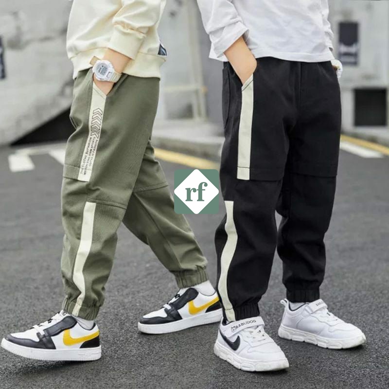 Celana Joger Anak Laki laki Usia 6-12 Tahun Celana Panjang Jogger Pants Anak Kekinian