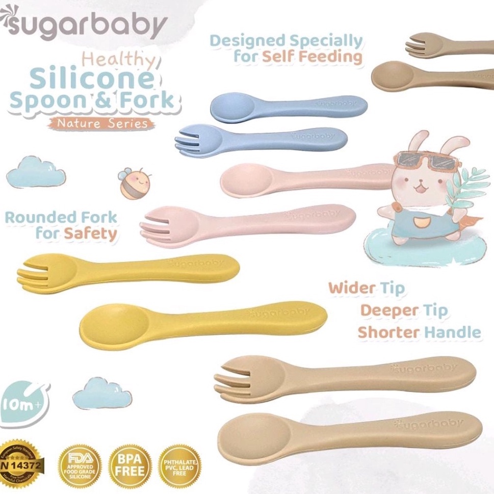 Sugarbaby Healthy Spoon&amp;Fork