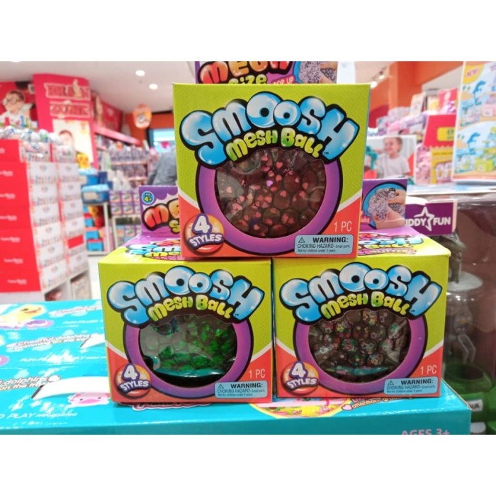SALE Sale mainan: Smoosh Mesh Ball Squishy