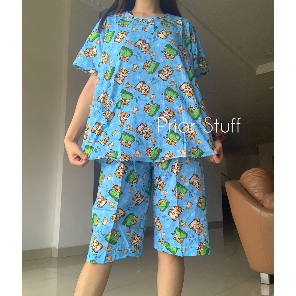 Baju Tidur Merlin BD Dewasa Motif Taiga