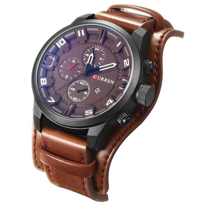 CURREN 8225 ORIGINAL Jam Tangan Pria CURREN Anti Air Analog Chrono Tidak Aktif