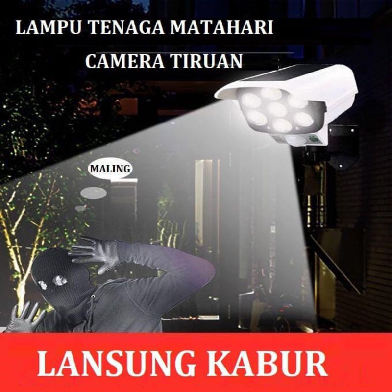 {New} LAMPU TENAGA SURYA / SOLAR CELL / TENAGA MATAHARI MODEL CCTV/ camera palsu