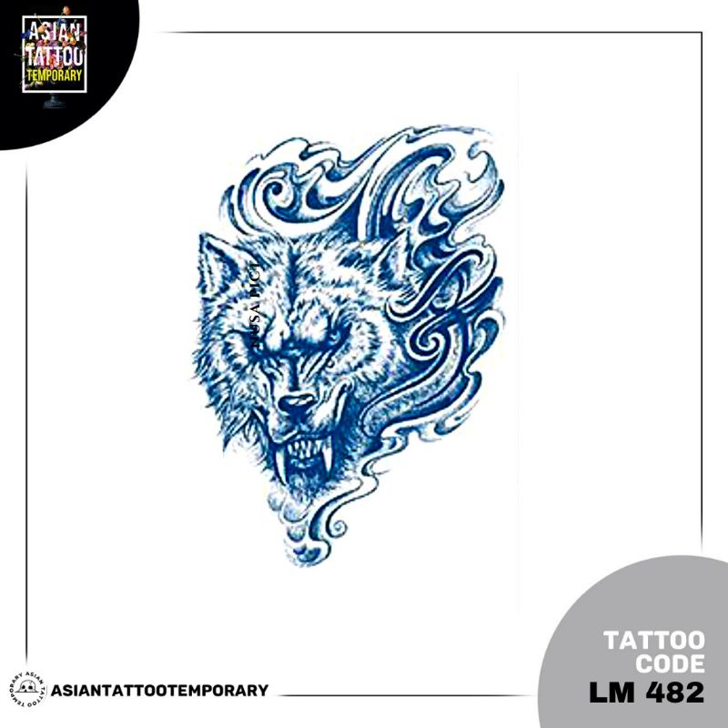 ⛔LIMITED EDISION⛔ SEMI PERMANEN &quot;MACAN - TIGER - SERIGALA - WOLF - RUBAH - LION - HARIMAU&quot; ORIGINAL TATO ASIANTATTOOTEMPORARY MAGIC TATTO BEST SELLER TEMPORARY