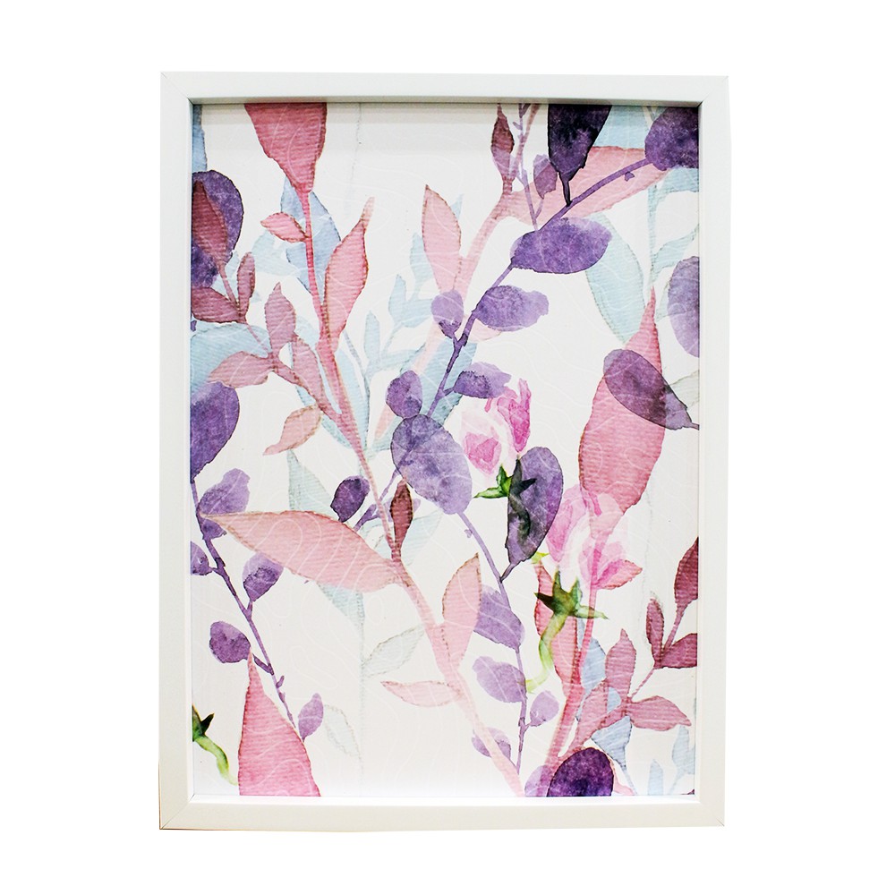 

JYSK Hiasan Dinding Wall Decoration Art Flower VQ91637 30X40CM Pink White
