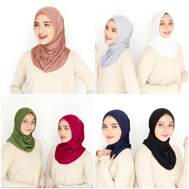 HIJAB SPORTY JILBAB OLAHRAGA VOLLY INSTAN JERSEY POLOS FASHION MUSLIM-5
