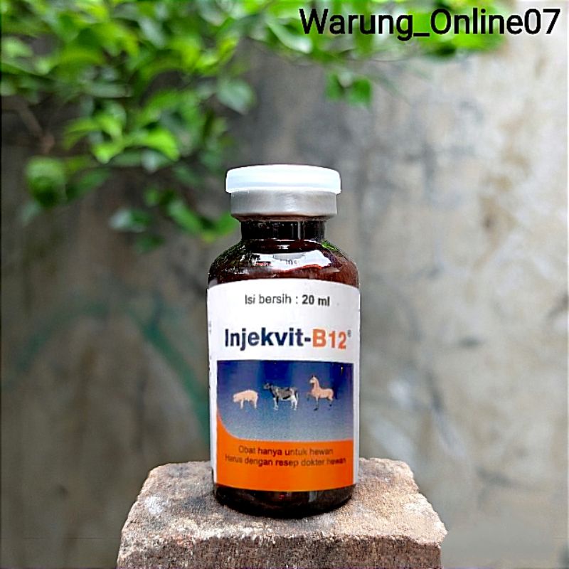 Vitamin B12 Medion 20ml - Vitamin Ayam Kuda Sapi Domba Kucing Anjing