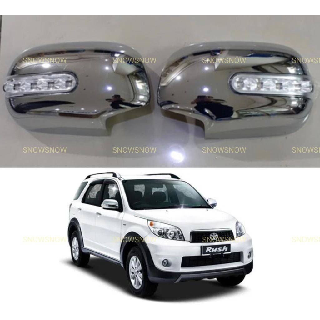 Cover Spion Rush Terios Lama 2007 2015 2017 Lampu LED