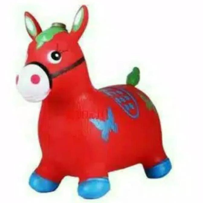 ❂Y10823♧ Mainan Anak Boneka Binatang Karet Jumping Animal musik