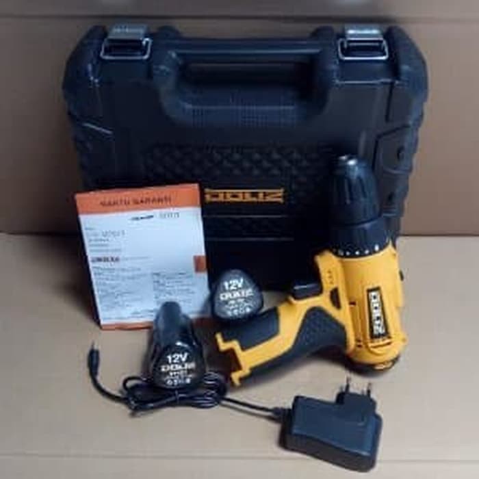 Bor Cordless Drill 10mm Doliz BD 621 / BD621/ BOR TANGAN / BOR BATRE / BOR BATERAI BD 621