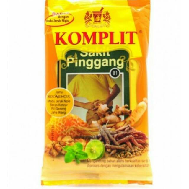 

Jamu komplit sakit pinggang