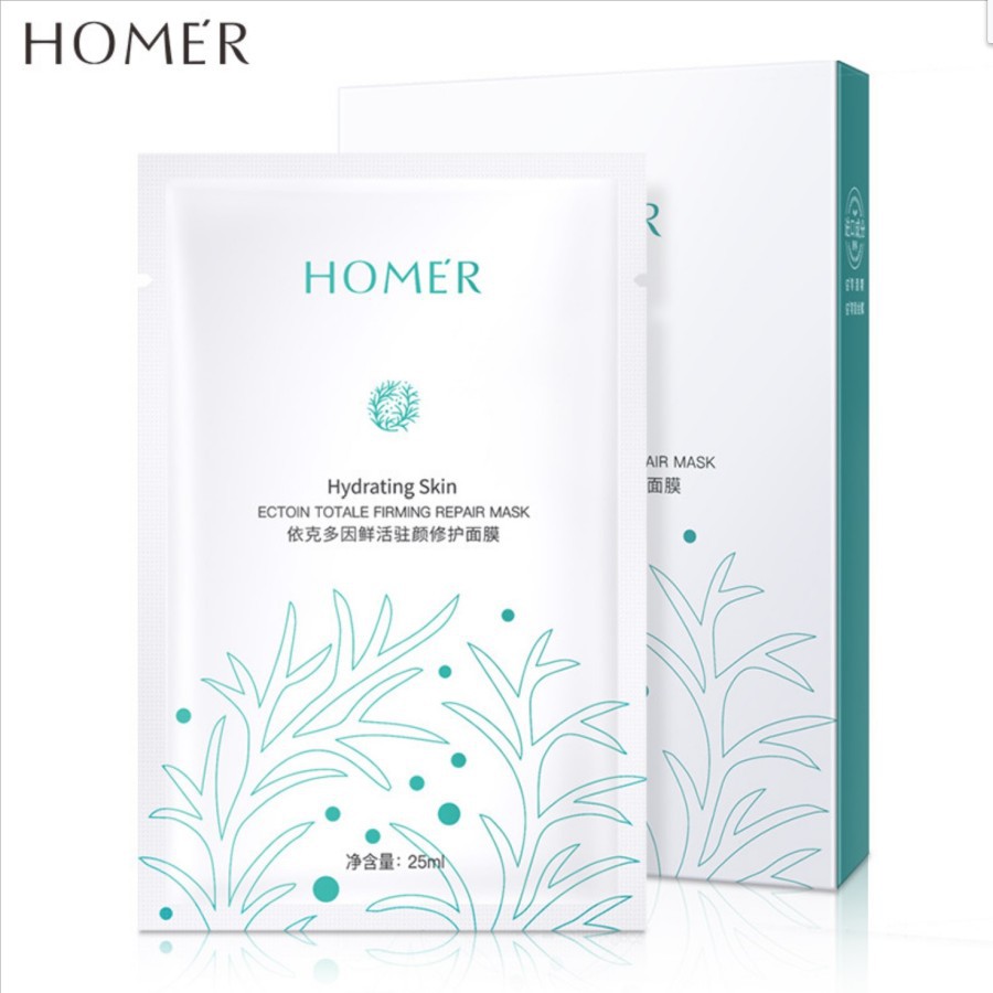 HMEC homer ectoin rejuvenating hydrate face sheet mask masker wajah ke