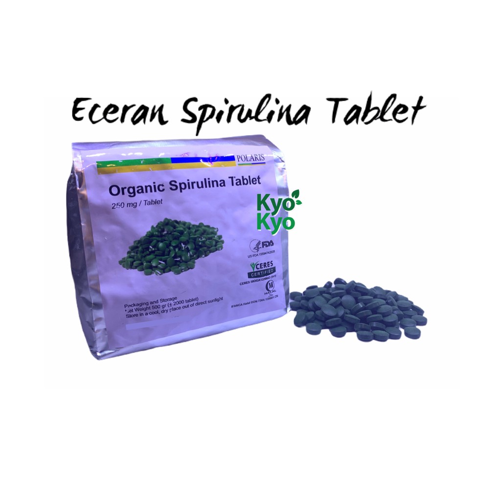 ECERAN SPIRULINA TABLET Suplemen Pakan Ikan Guppy Cupang Louhan
