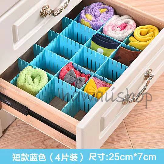 Sekat Laci Lemari Organizer Pemisah Pembatas Partisi Set Isi 4 pcs