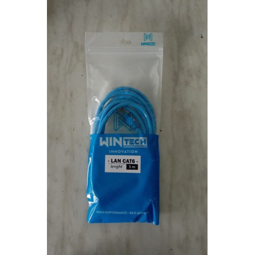 kabel Lan cat 6 3 m / kabel lan 3 m cat 6 / cable lan cat 6 3 meter