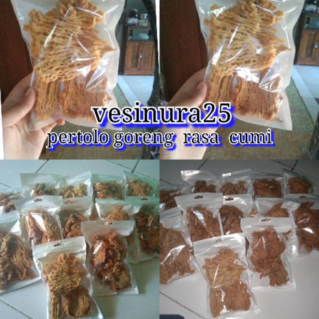 

Pertolo goreng rasa cumi ukuran 100gram