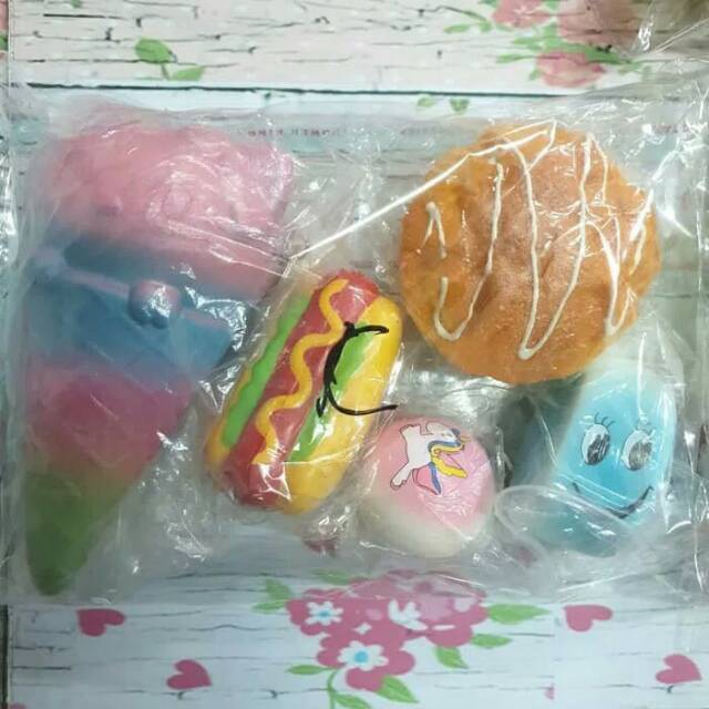 Best Seller Sequisi Mainan Squishy Paket Jumbo Squisy Koleksi Anak Hobi Masa Kini