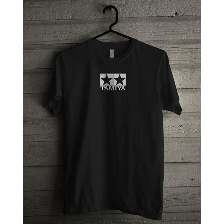 Sale Kaos Obral Promo Tshirt Baju Combed 30S Distro Tamiya Logo Kecil Murah Terbaru