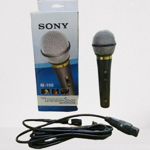 Microphone SONY M-100 MIC Kabel Murah Mikrofon Berkualitas