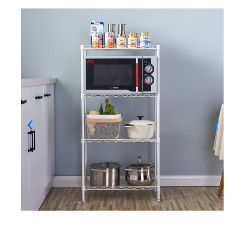 Krisbow Rak Besi 4 Tingkat - Putih
