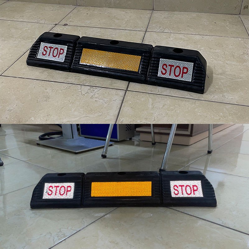 Wheel Stopper Rubber / Pengganjal Ban / Batas Parkir