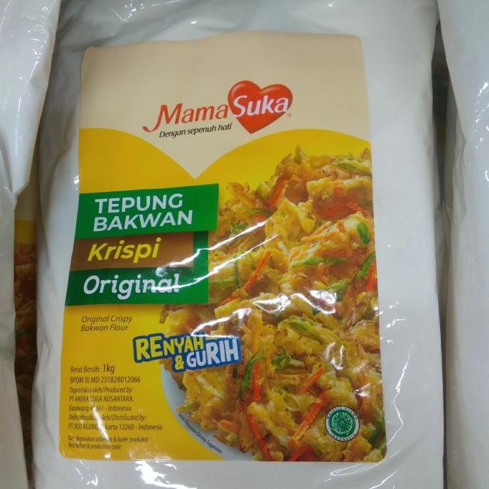 

[[COD]] Mamasuka tepung bakwan krispi original 1000 gr (1 kg) TERBAIK Kode 10