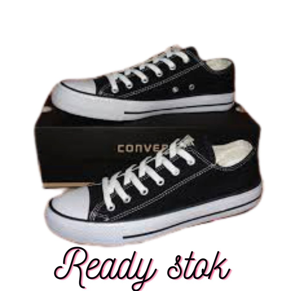 Sepatu Sneakers Converse All star Hitam Putih Sepatu Sekolah Wanita Pria